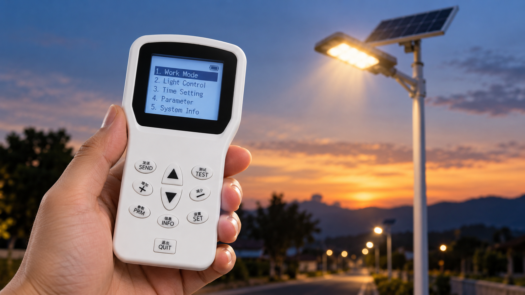 Say Goodbye to Pole Climbing: How the Sukite RC1 Programming Remote Control Improves Solar Street Light O&M Efficiency