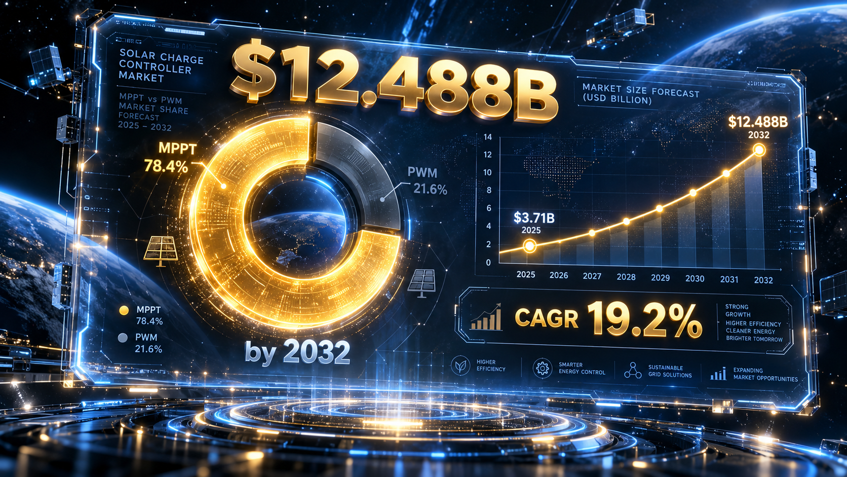 QYR Report: Global Solar Charge Controller Market to Reach $12.488 Billion by 2032, MPPT Accelerates Replacement of PWM as Core Growth Engine