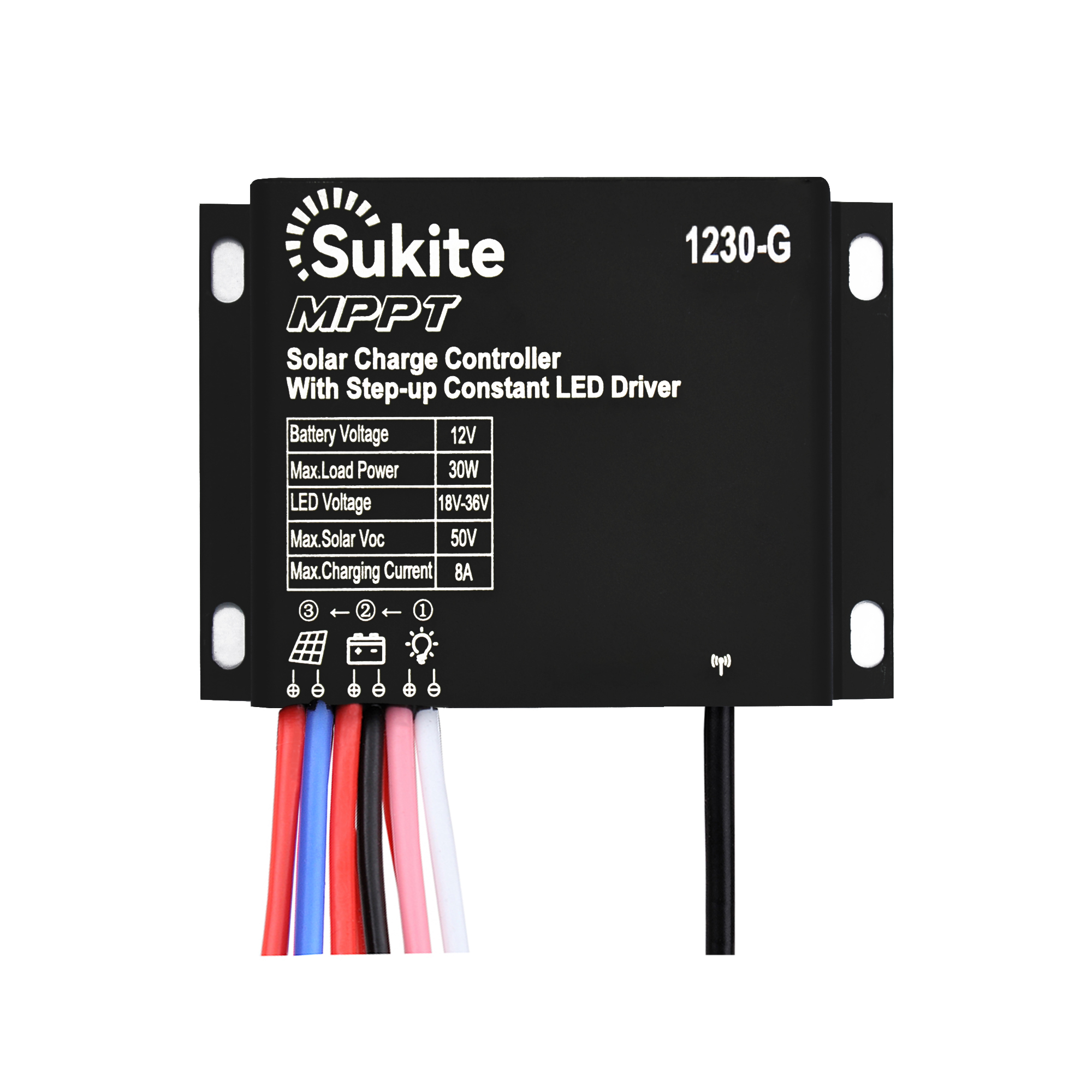 3.2V 12A PWM Solar Charge Controller
