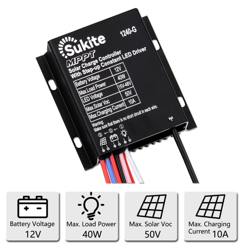 1240 MPPT solar charging controller