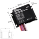 1840 PWM solar charging controller