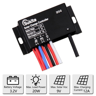 3212 PWM solar charging controller