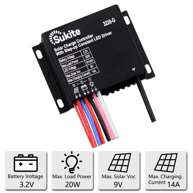 3220 PWM solar charging controller