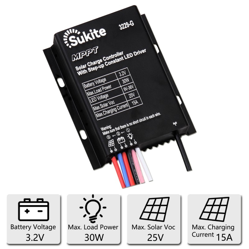3229 MPPT solar charging controller