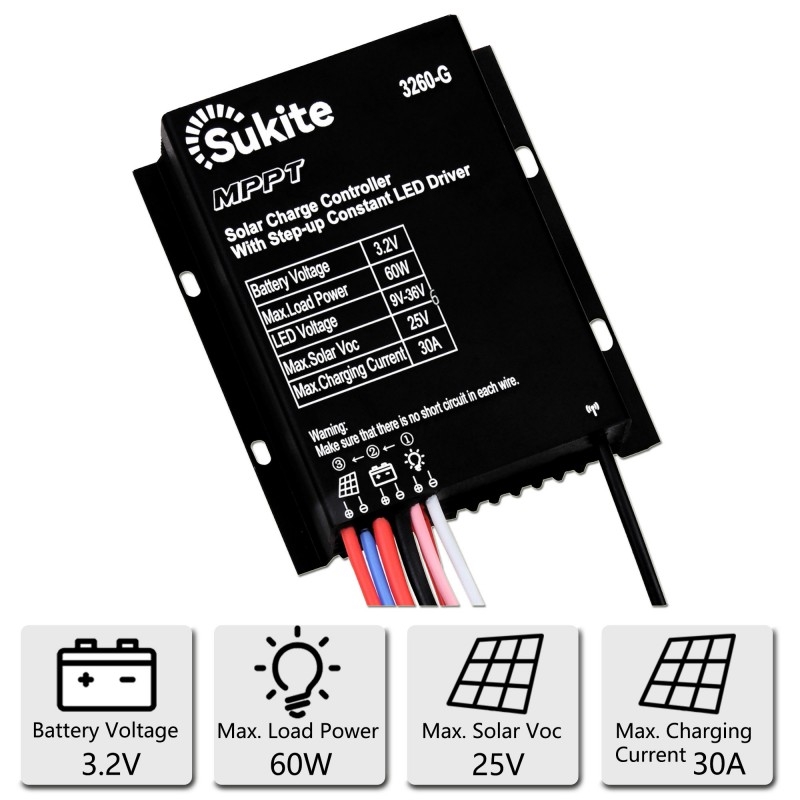 3260 MPPT solar charging controller