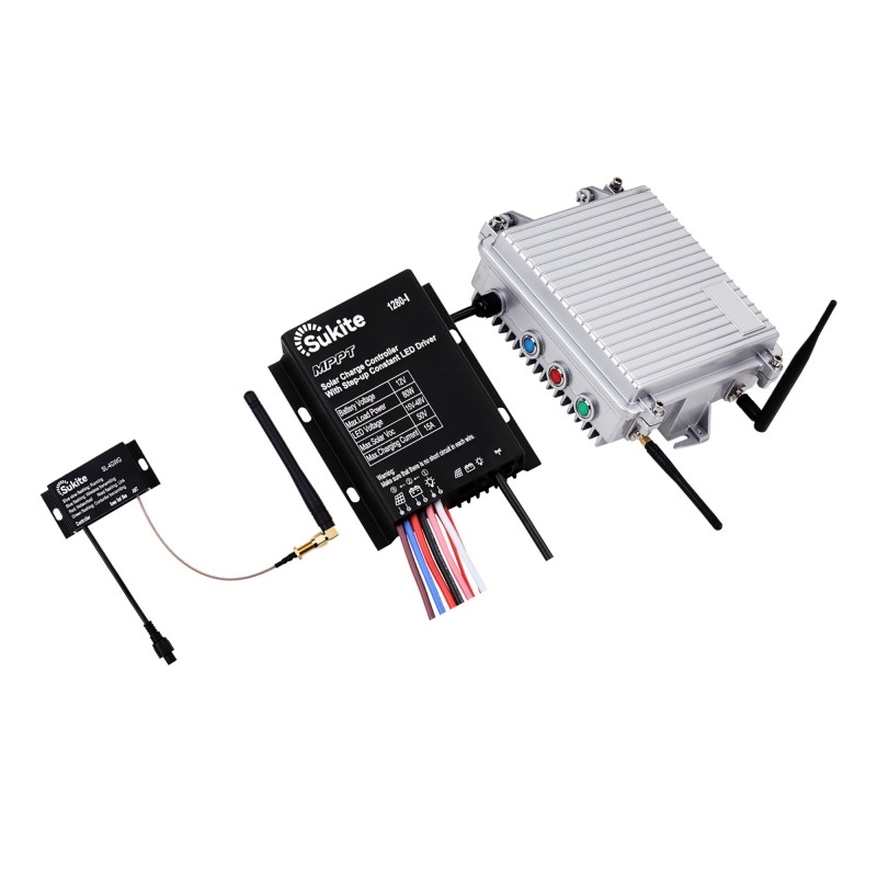 Solar IOT wireless grid communication system